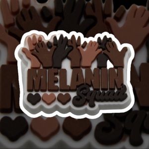 Melanin Squad Croc Jibbitz